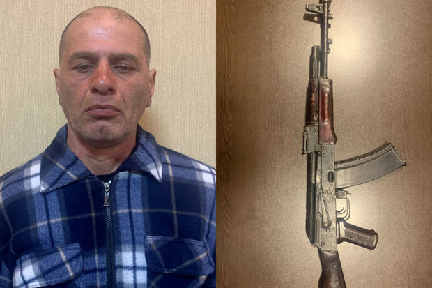 Nərimanovda “Kalaşnikov” satmaq istəyən şəxs saxlanılıb